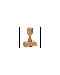 Holzstempel 60 mm 5 Zeilen